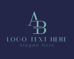 Consulting Business Letter AB Logo