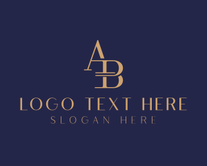 Consulting Business Letter AB Logo