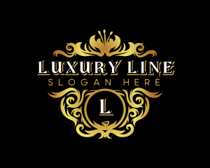 Premium Luxury Crest logo design