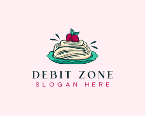 Pavlova Meringue Cake logo design