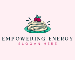 Pavlova Meringue Cake logo design