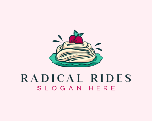 Pavlova Meringue Cake logo design