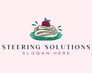 Pavlova Meringue Cake logo design