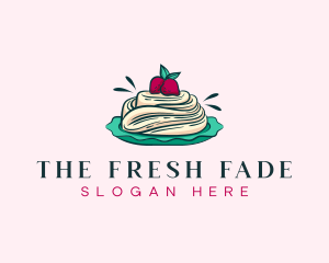 Pavlova Meringue Cake logo design