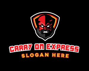 Angry Warrior Esports logo design