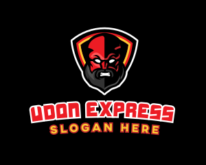 Angry Warrior Esports logo design