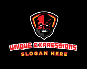 Angry Warrior Esports logo design