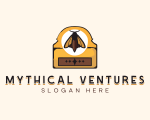 Mystical Moth Butterfly Logo