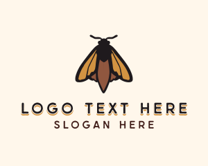 Mystical Moth Butterfly logo