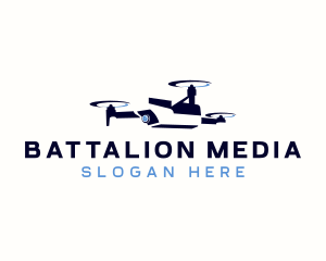 Drone Media Aerial Production logo design