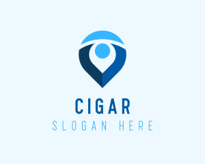 Digital Navigation Application logo design