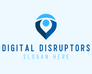 Digital Navigation Application logo design