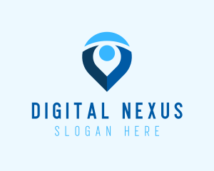 Digital Navigation Application logo design