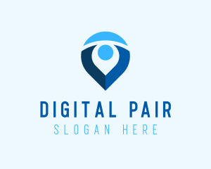 Digital Navigation Application logo design