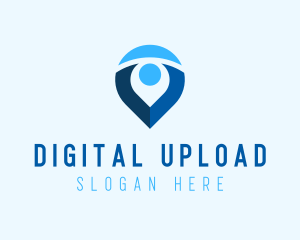 Digital Navigation Application logo design