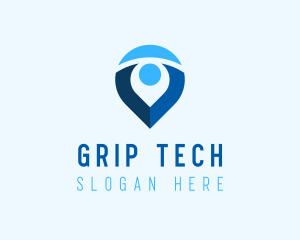 Digital Navigation Application logo design