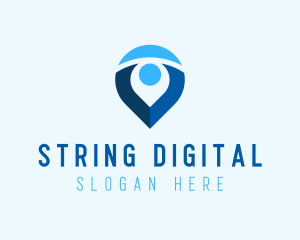 Digital Navigation Application logo design