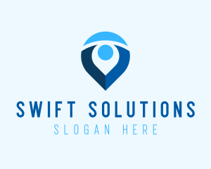 Digital Navigation Application logo design