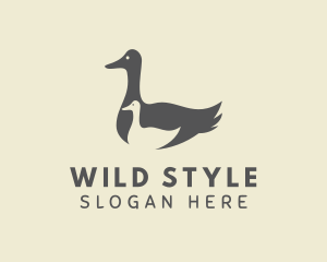 Wild Duck & Duckling logo design