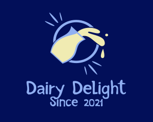 Fresh Milk Pitcher logo design