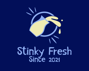 Fresh Milk Pitcher logo design