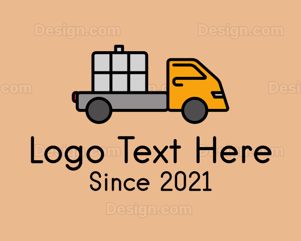 Cargo Delivery Truck Logo