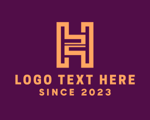 Tech Maze Letter H logo