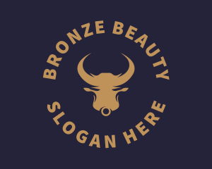 Wild Bronze Bull logo design