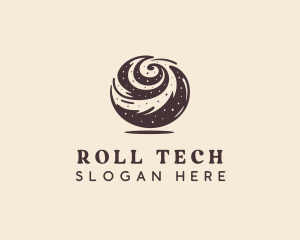 Sweet Cinnamon Roll logo design