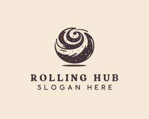 Sweet Cinnamon Roll logo design