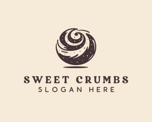 Sweet Cinnamon Roll logo design