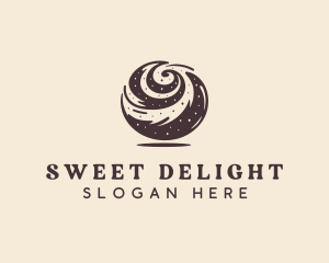 Sweet Cinnamon Roll logo design