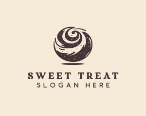 Sweet Cinnamon Roll logo design