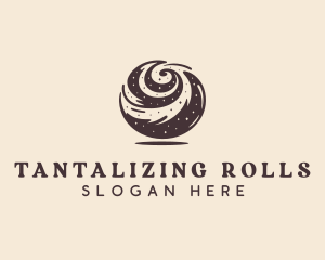 Sweet Cinnamon Roll logo design