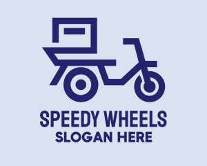 Delivery Scooter Motorcycle logo