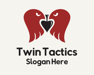 Twin Eagle Spade logo design