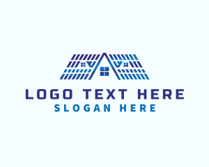 Geometric House Roof logo