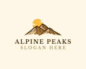 Mountain Peak Climbing logo design