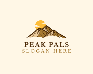 Mountain Peak Climbing logo design