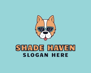 Sunglasses Puppy Dog logo design