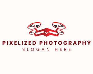 Drone Aerial Propeller logo design