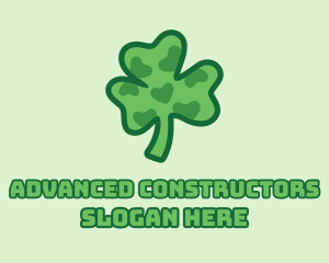 Natural Lucky Clover  Logo