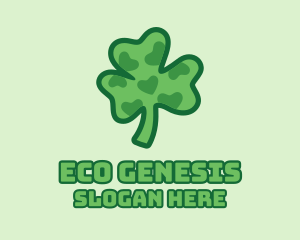 Natural Lucky Clover  logo design