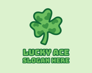 Natural Lucky Clover  logo design