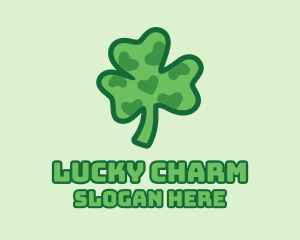 Natural Lucky Clover  logo design