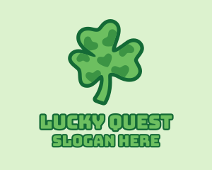 Natural Lucky Clover  logo design