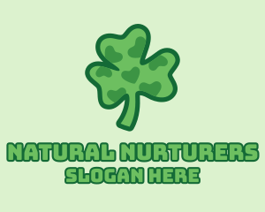 Natural Lucky Clover  logo design