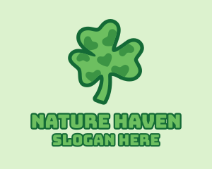 Natural Lucky Clover  logo design