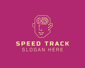 Artificial Intelligence Human Brain logo