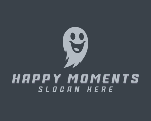 Scary Halloween Ghost logo